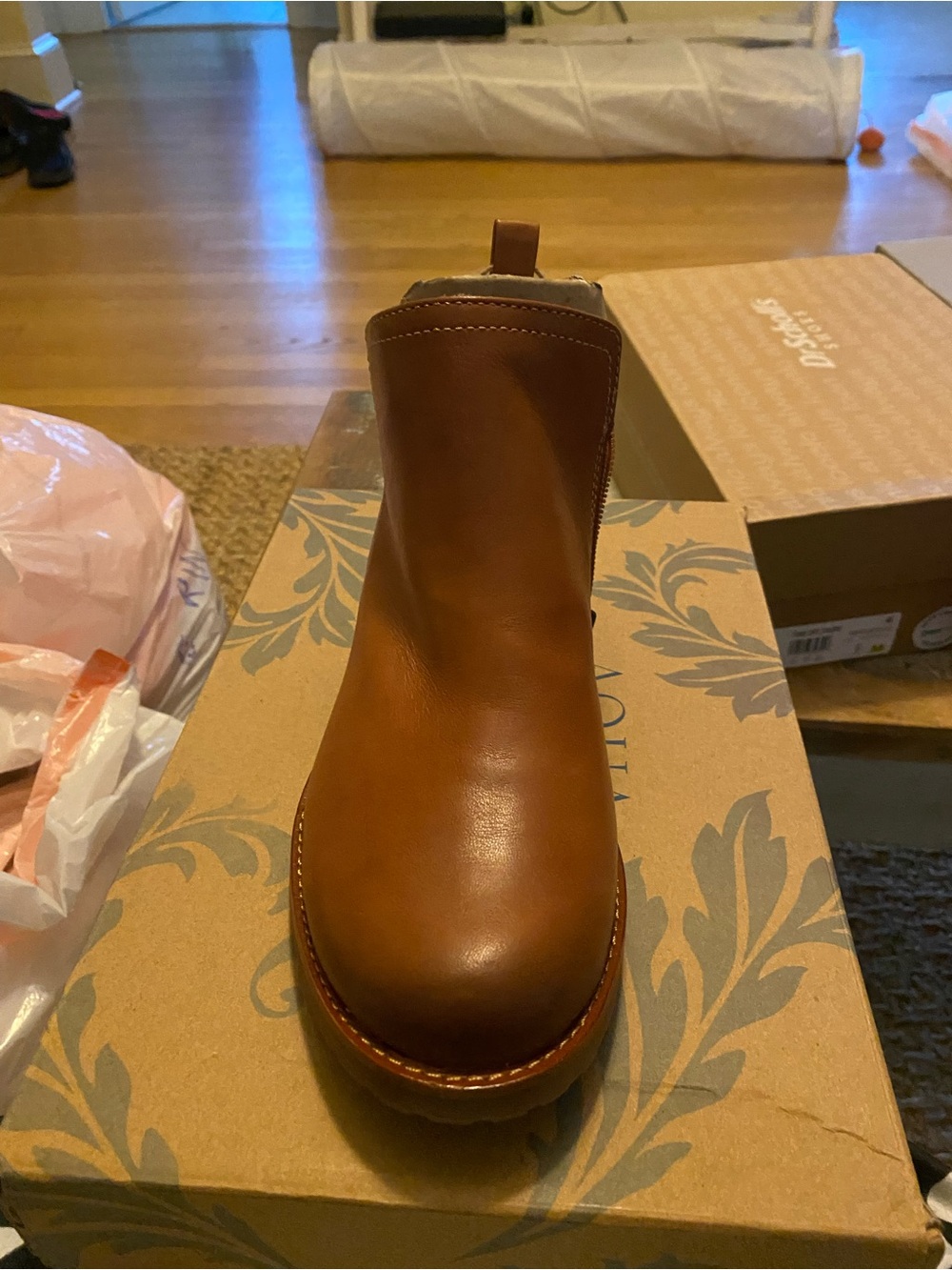 Sofft brand booties- nwot - brown- size 7
